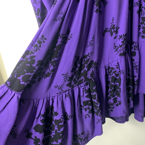 BLOGGERS FAVE/ ZARA DRESSES PURPLE/FLORAL PRINT SZ S - Picture 9 of 13